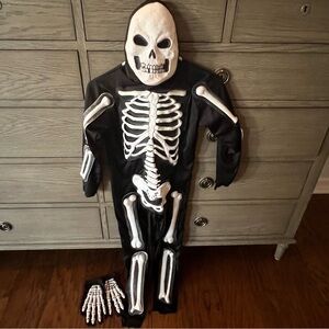 Spirit Halloween Kids size Medium Skeleton costume